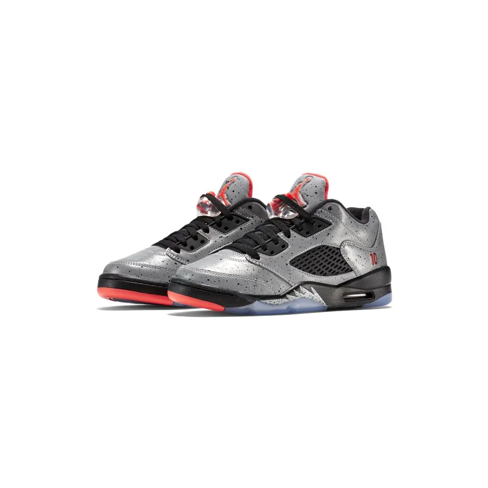 Jordan 5 Retro Low Neymar (GS) Reflective Silver/Infrared 23-Black (846316-025)