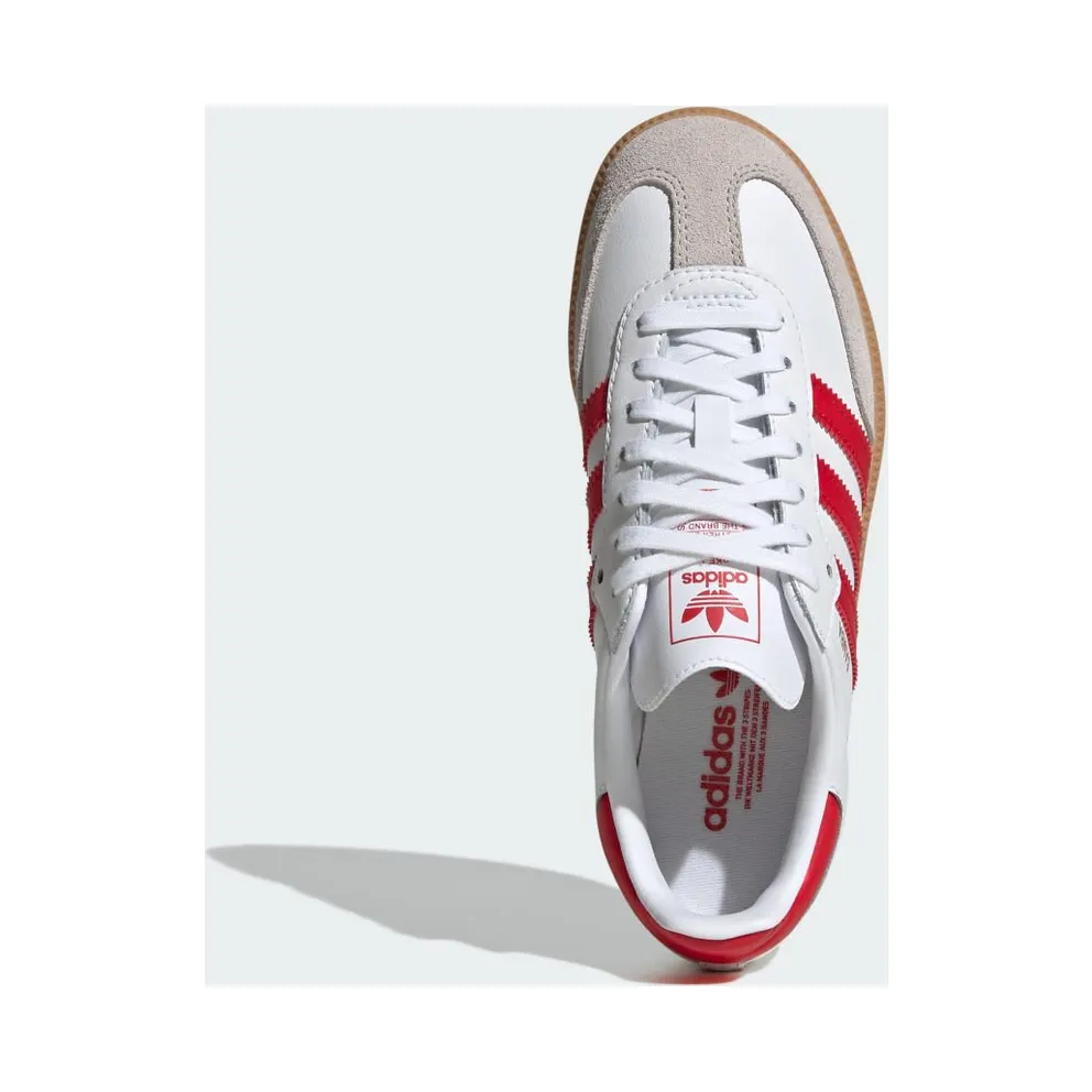 Adidas Samba OG Kids Cloud White / Better Scarlet / Gum (JQ2833)
