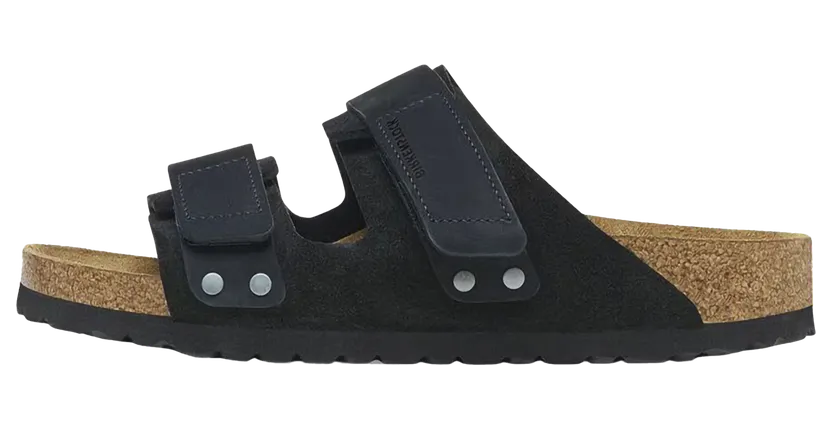 Birkenstock Uji Nubuck Suede Leather “Black” (1024810)