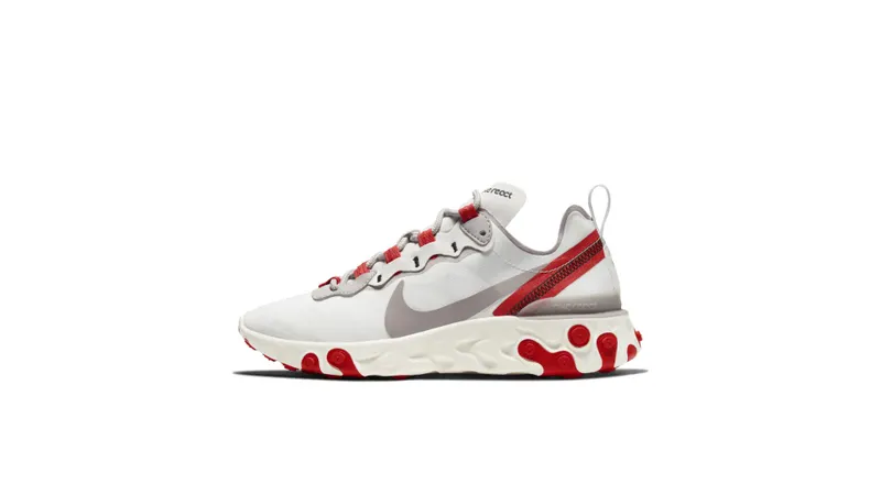 Nike React Element 55 Sail Phantom University Red (W) Sail/Phantom-University Red (BQ2728-010)