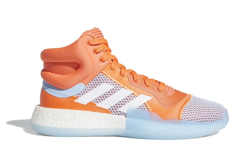 Adidas Marquee Boost ‘Hi-Res Coral Blue’ Hi-Res Coral/Cloud White/Glow Blue (F97276)