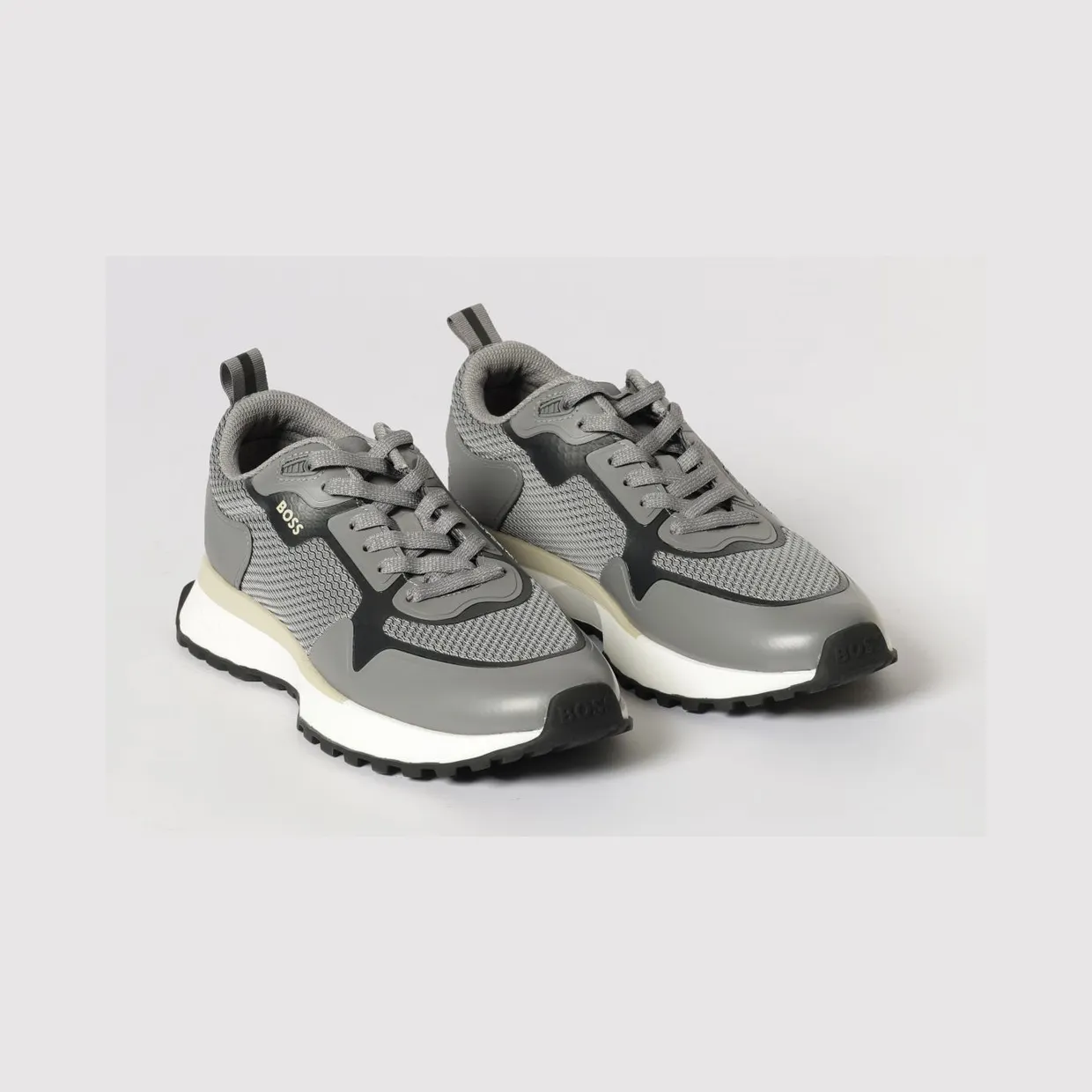 Boss Mesh And Rubber Sneakers Grey (50513195062)