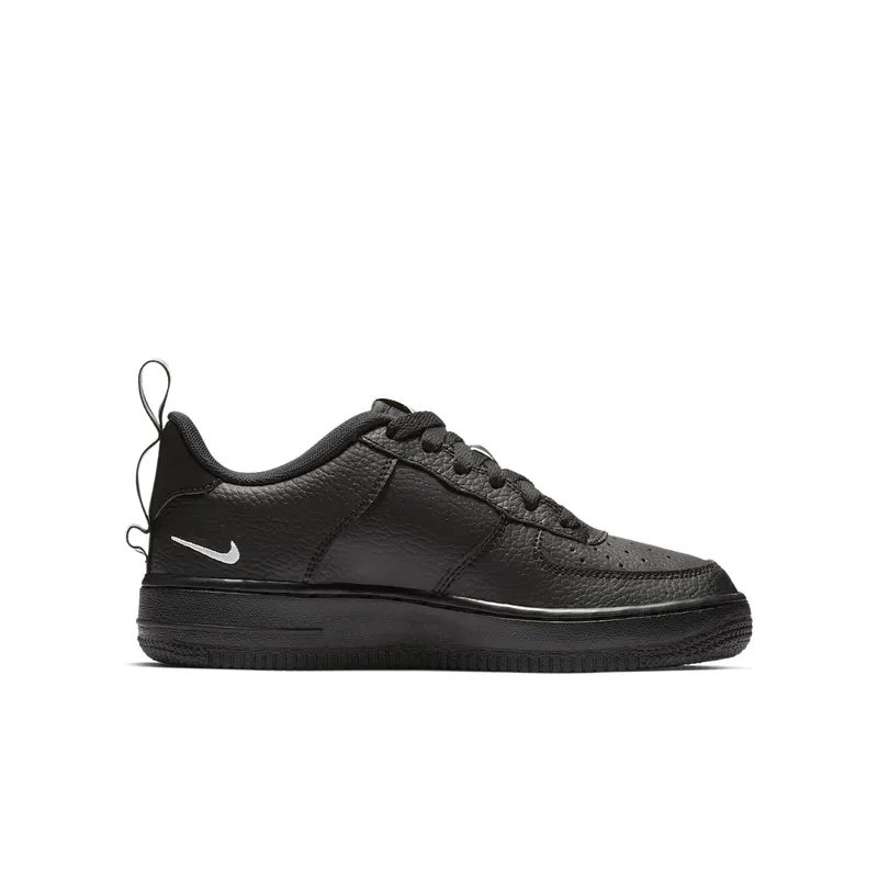 Nike Air Force 1 Utility Black White (GS) Black/White-Tour Yellow (AR1708-001)