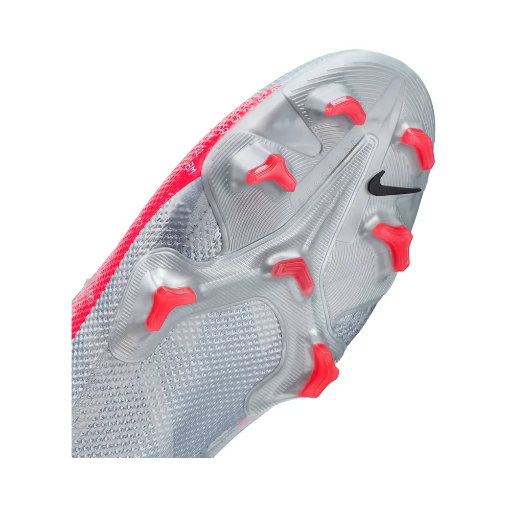 Nike Mercurial Superfly 7 Pro FG Metallic Grey Crimson (AT5382-906)