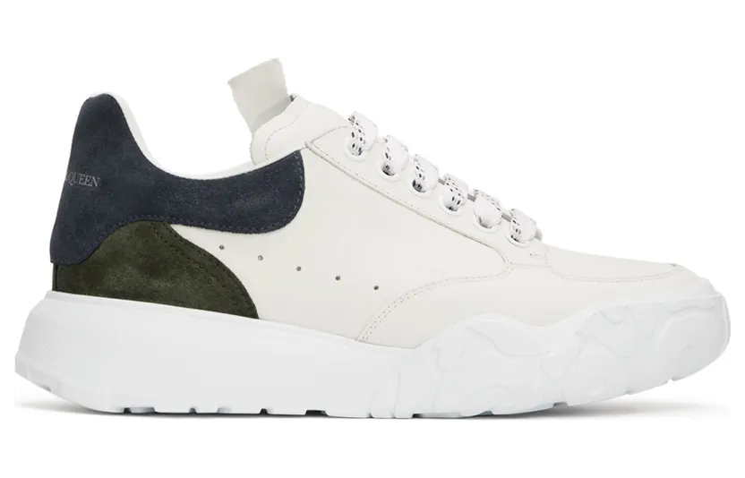 Alexander McQueen White Court Sneakers (634619WIAA1)