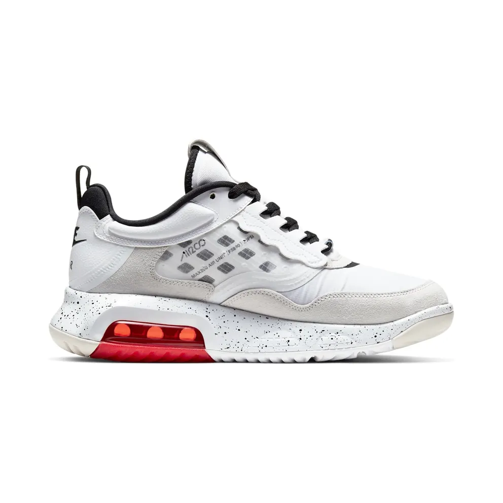Jordan Air Max 200 White Challenge Red Black White/Challenge Red-Vast Grey-Black (CD6105-100)