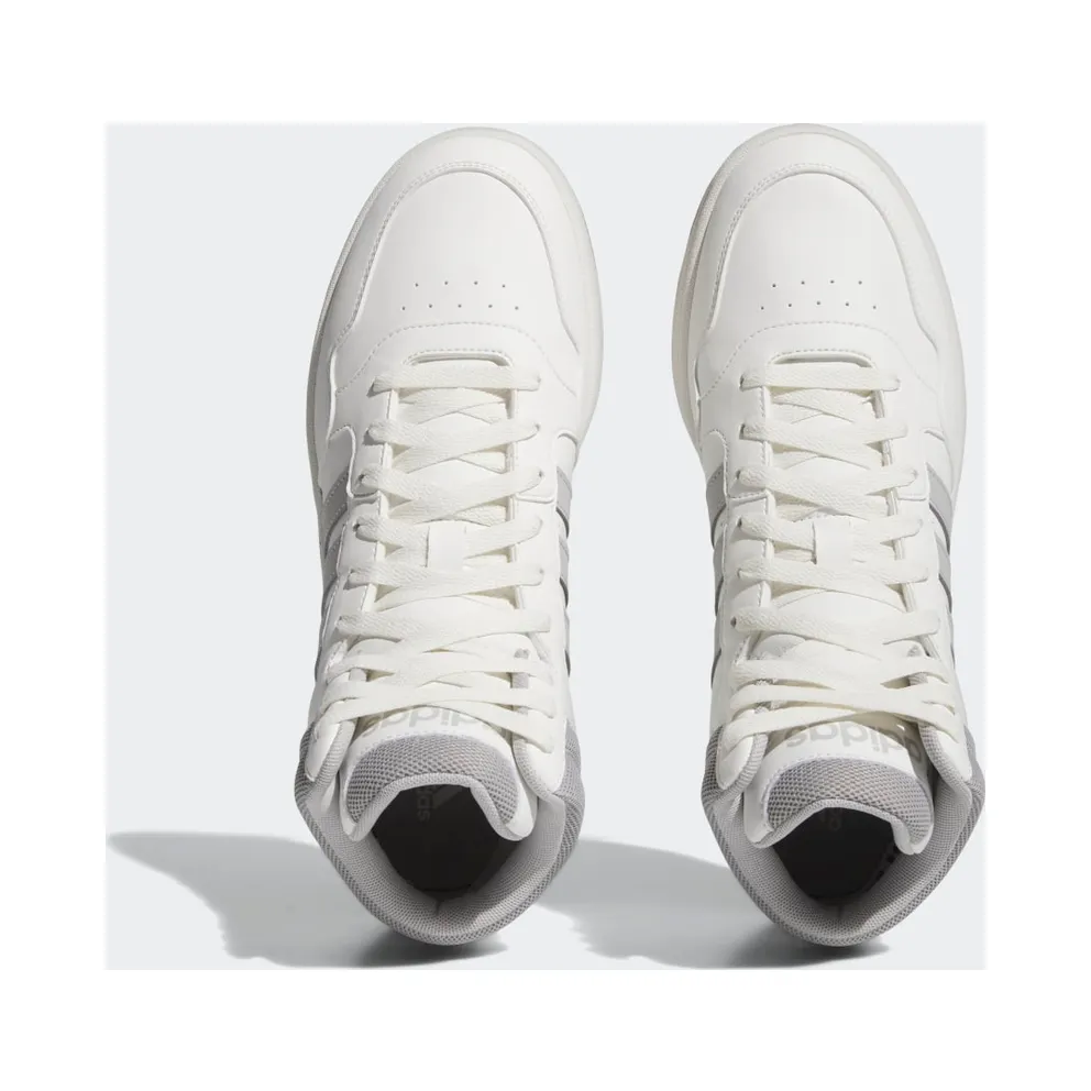 adidas Hoops 3.0 Mid Lifestyle Basketball Classic Vintage Core White / Grey Two / Gum (IG5568)