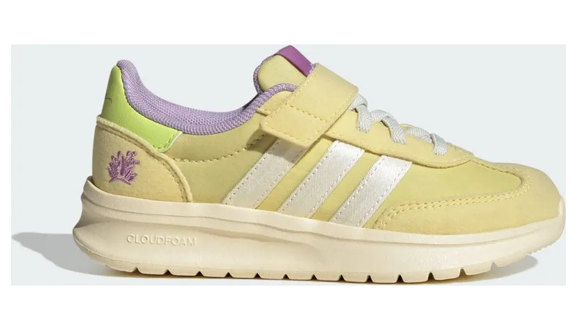 adidas Disney Tiana Run 70s 2.0 Kids Powder Yellow / Cream White / Powder Plum (JR4921)