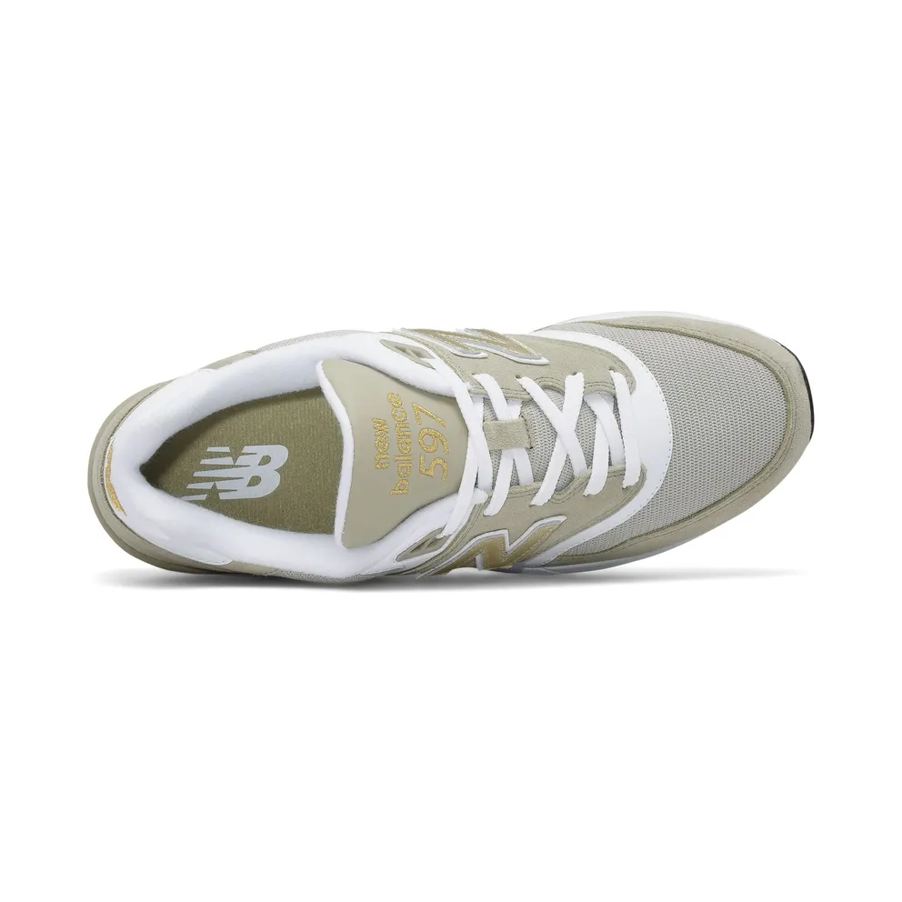 New Balance 597 Classic Khaki/White-Gold Khaki/White-Gold (ML597RSA)