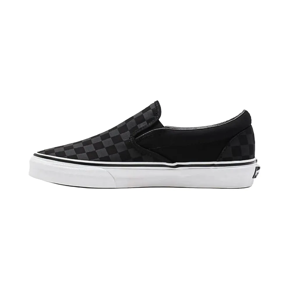 VANS Checkerboard Classic Slip-on Shoes (Black)