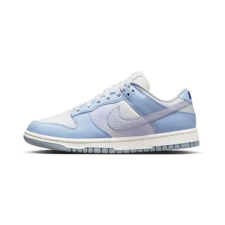 Nike Dunk Low Blue Airbrush Canvas “Cobalt Bliss / Oxygen Purple / Game Royal / Sail” (FN0323-400)