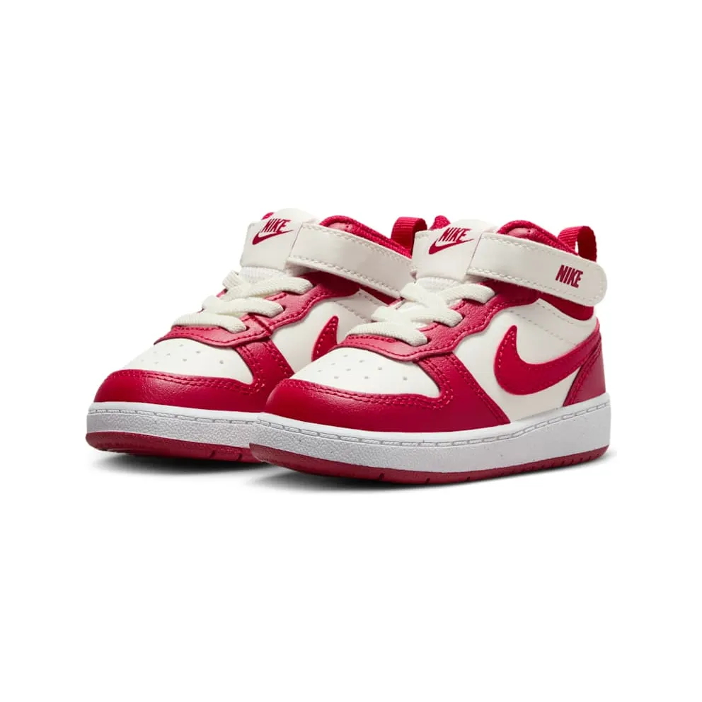 Nike Court Borough Mid 2 Sail White Gym Red (CD7784-124)