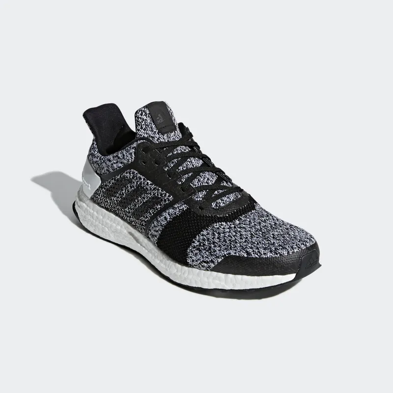 adidas Ultraboost ST Black White Cloud White/Core Black/Metallic Silver (CM8273)