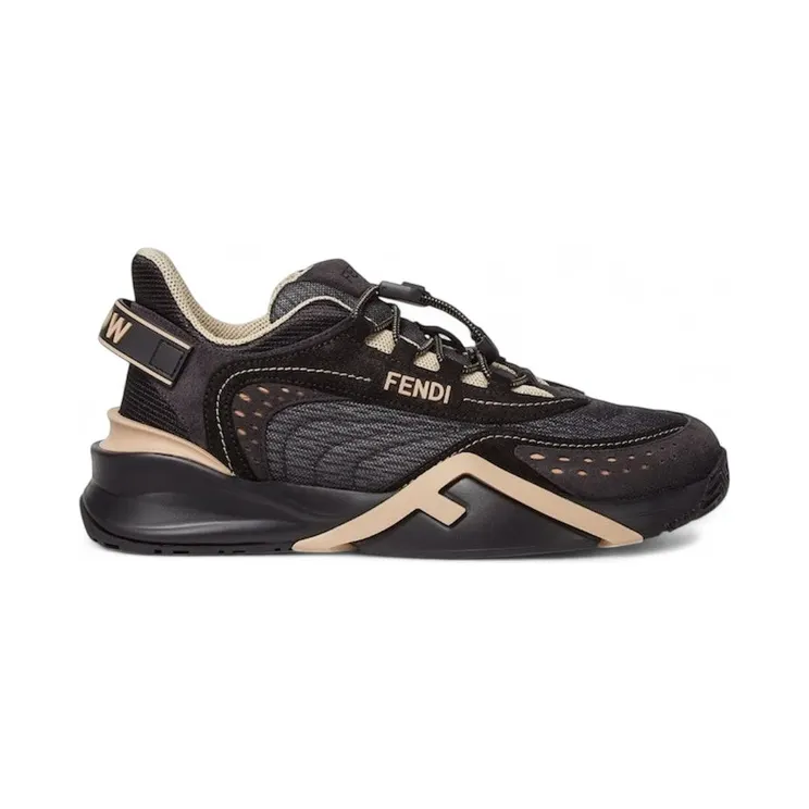 Fendi Flow Technical Low Black Beige (8E8620ASAXF1RUI)