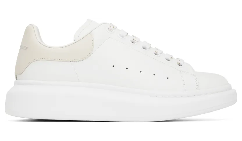 Alexander McQueen White Oversized Sneakers (727388WHGP5)
