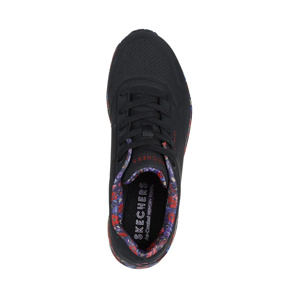 Skechers Uno Majestic Garden “Black / Multi (155583 Bkmt)” (155583BKMT)