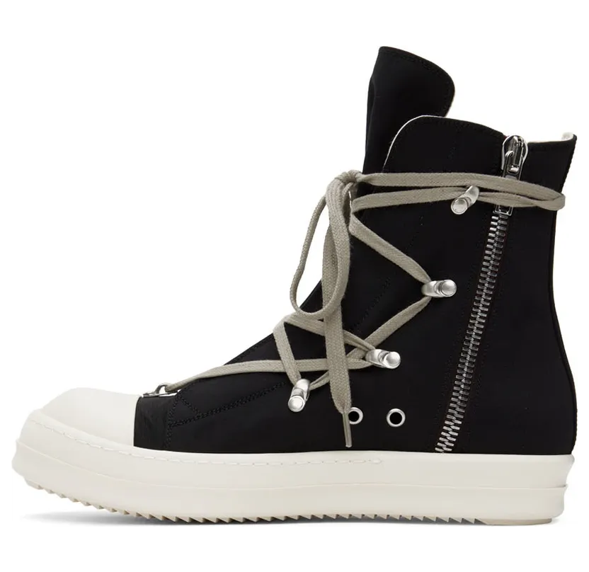 Rick Owens Drkshdw Black Hexagon Sneakers (DU02B4805 MU) (3)