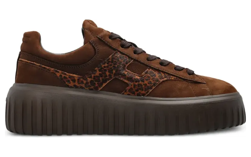 Hogan met plateauzool “Brown” (HXW6450FE9AVH8)
