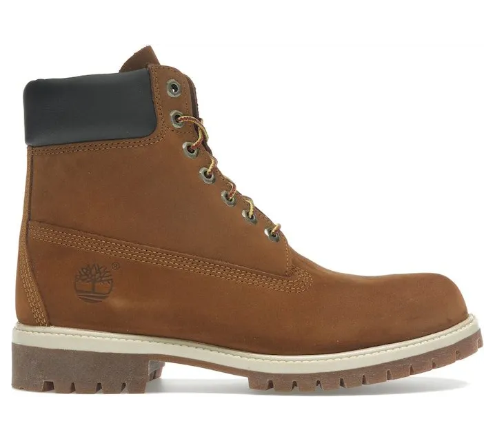 Timberland Premium 6 Inch Lace Up Waterproof Dark Wheat Nubuck (TB072066-EBL)