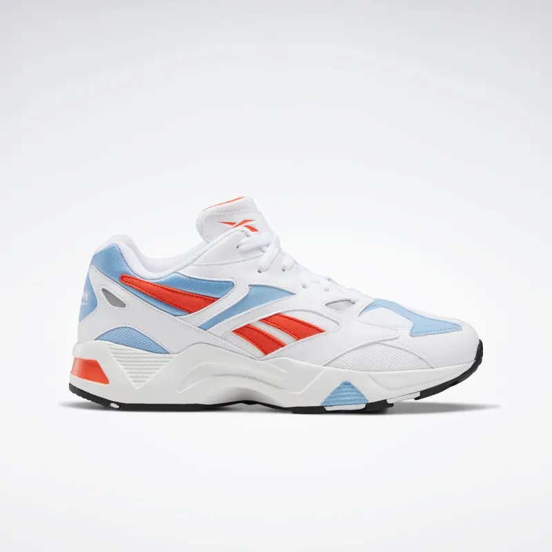 Reebok Aztrek 96 Schoenen White / Vivid Orange / Fluid Blue