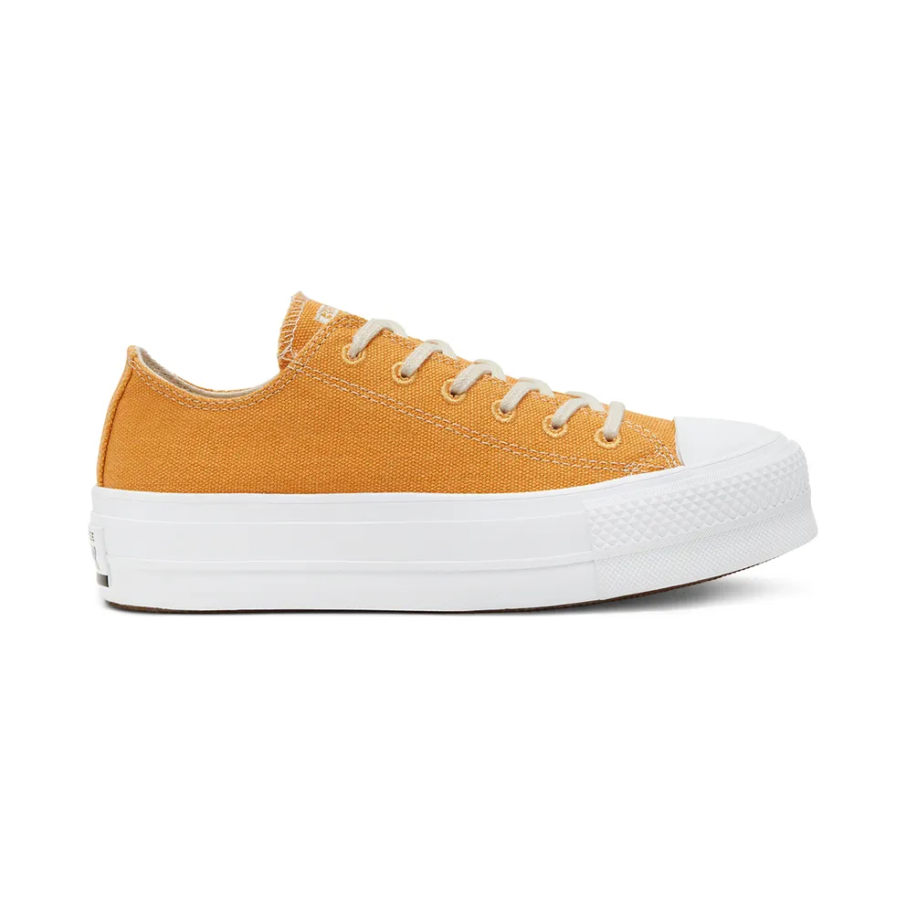 Converse Renew Cotton Chuck Taylor All Star Platform Low ‘Sunflower Gold’ Sunflower Gold/White/White (567104C)