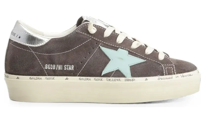 Golden Goose Hi Star Sneakers aus Wildleder – Grau (GWF00118F008559)