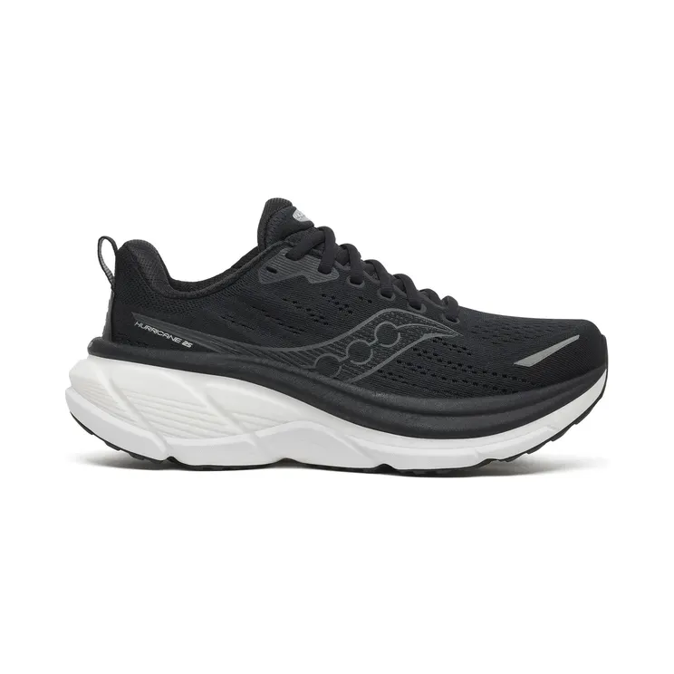 SAUCONY Hurricane 25 Wide “Black / White” (S11027-200)