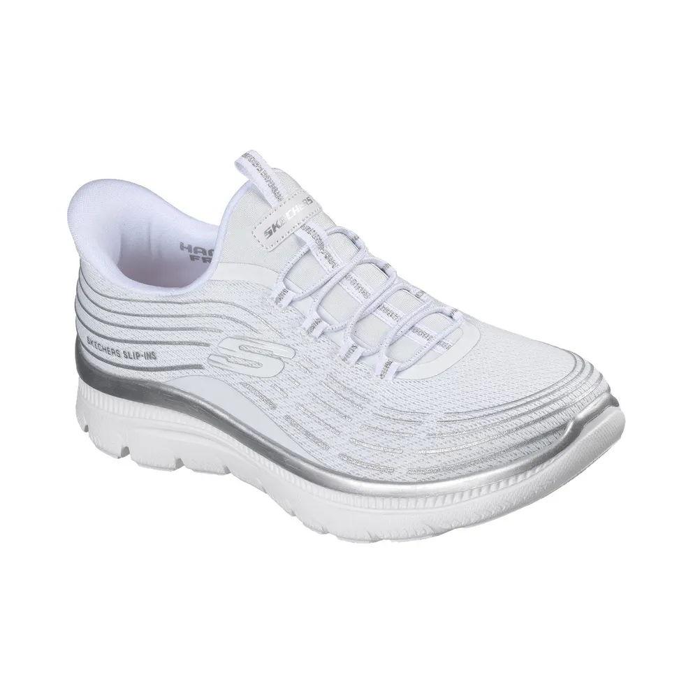 Skechers Slip-ins: Summits Plus Sneaker White/Silver