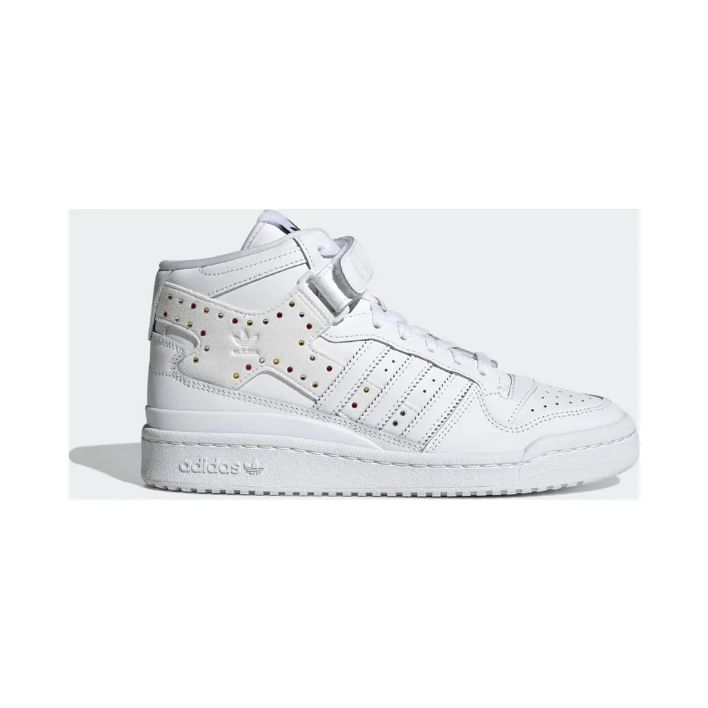 adidas Forum Mid Schuh Cloud White / Cloud White / Core Black (GY0819)