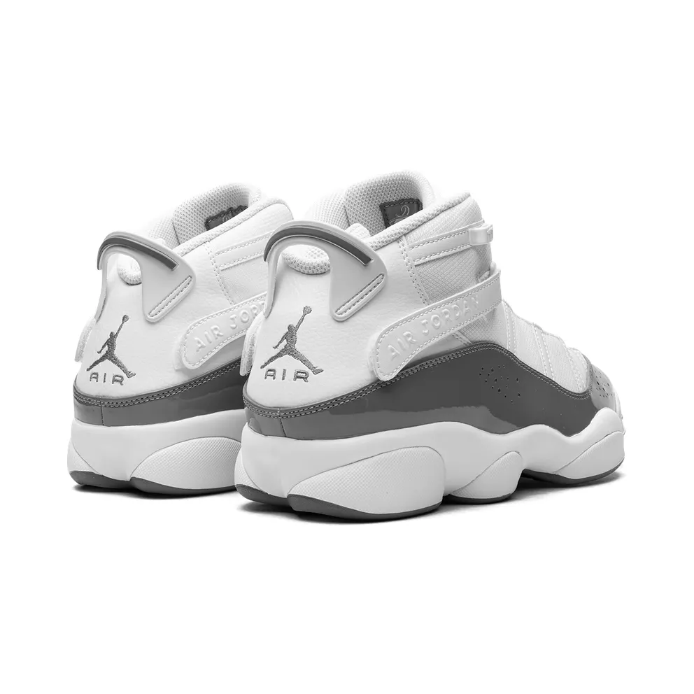 Jordan 6 rings “White / Cool Grey” (322992-121)