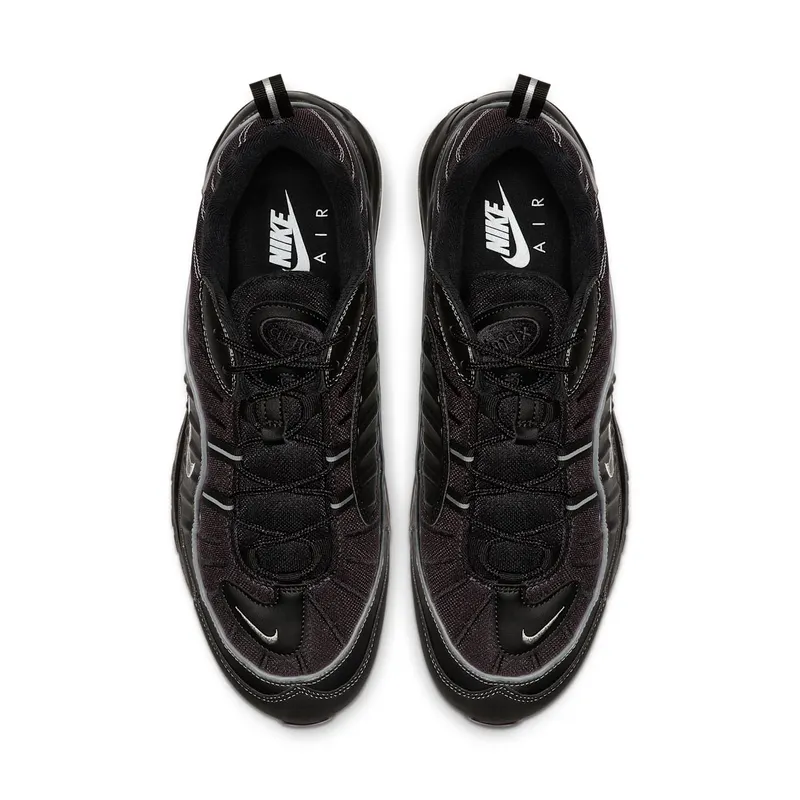 Nike Air Max 98 Black Oil Grey Black/Oil Grey-Vast Grey-Metallic Silver (640744-013)