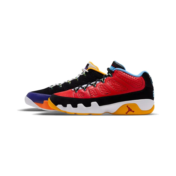 Air Jordan Nine Low Black / University Blue / University Gold (IV6476-010)