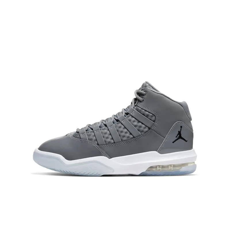 Air Jordan Max Aura GS ‘Cool Grey’ “Cool Grey / White / Clear / Black” (AQ9214-010)