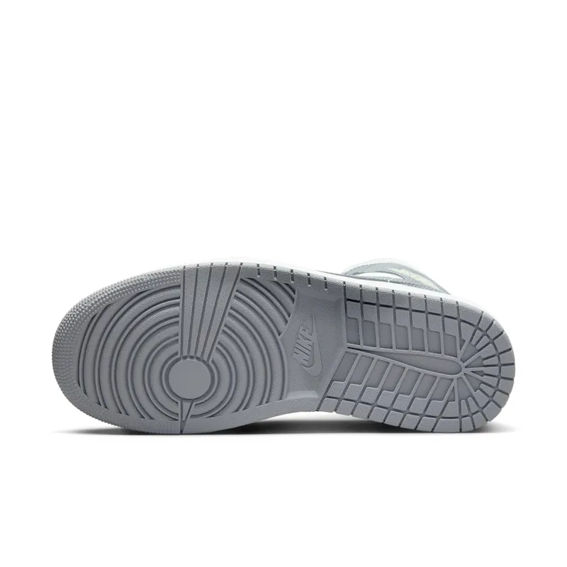 Nike Air Jordan 1 Mid Stealth Grey White (W) (BQ6472-115)