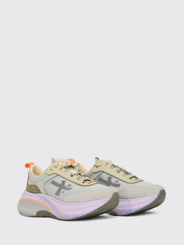 Premiata Hill Nylon and Suede White 2 (HILL7857)