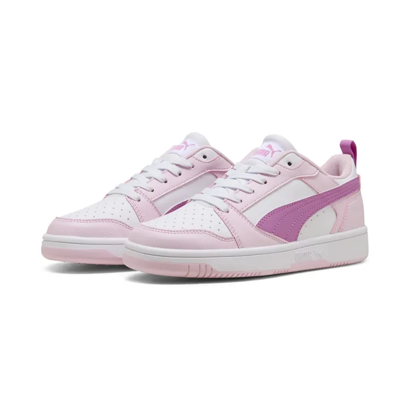 Puma Rebound V6 Lo “Pearl Pink / Mauve Pop / Puma White” (393833_35)