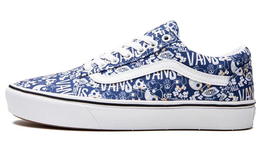 VANS Pastel Tie Dye Comfycush Old Skool Schoenen Wit (VN0A5DYCB1Y)