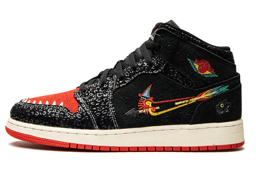 Jordan 1 Mid Siempre Familia (GS) (DN5121-001)