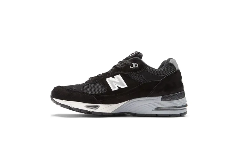 New Balance 991 MiUK Black Silver (W991EKS)
