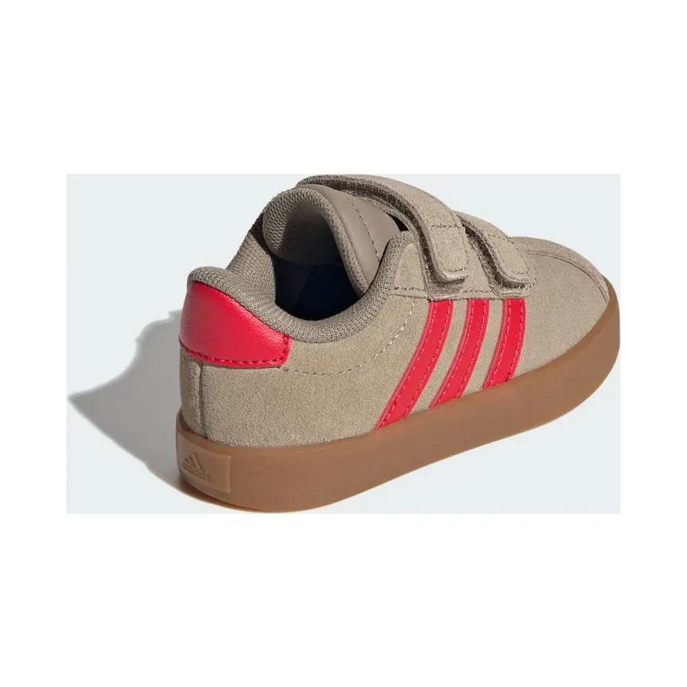 Adidas VL Court 3.0 Blanch Cargo / Pure Ruby / Gold Metallic (IH3968)