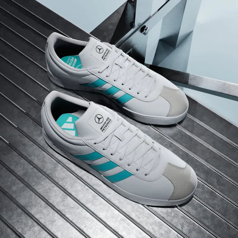 Adidas VL COURT MER Cloud White / Semi Mint Rush / Grey One (KI6078)