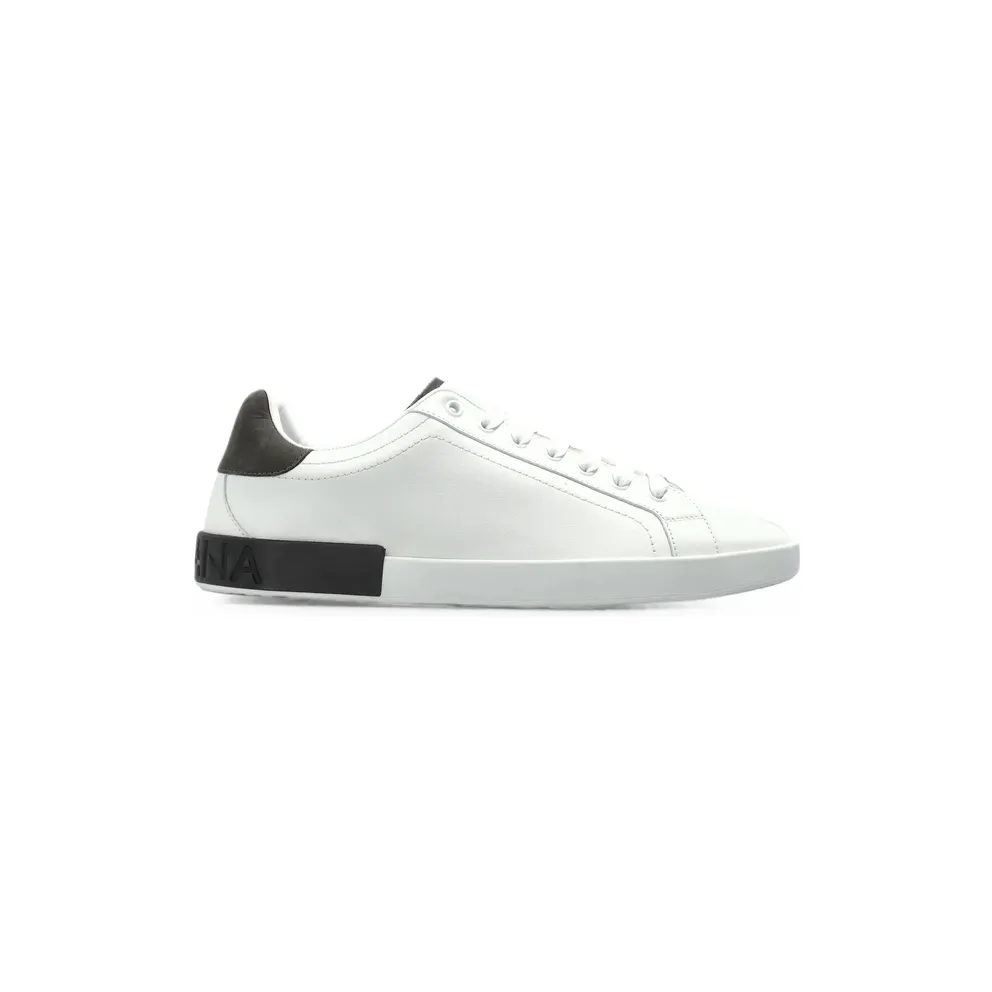 Dolce & Gabbana Logo-embossed Contrast-heel “White” (CS2470 A0868 8P000)