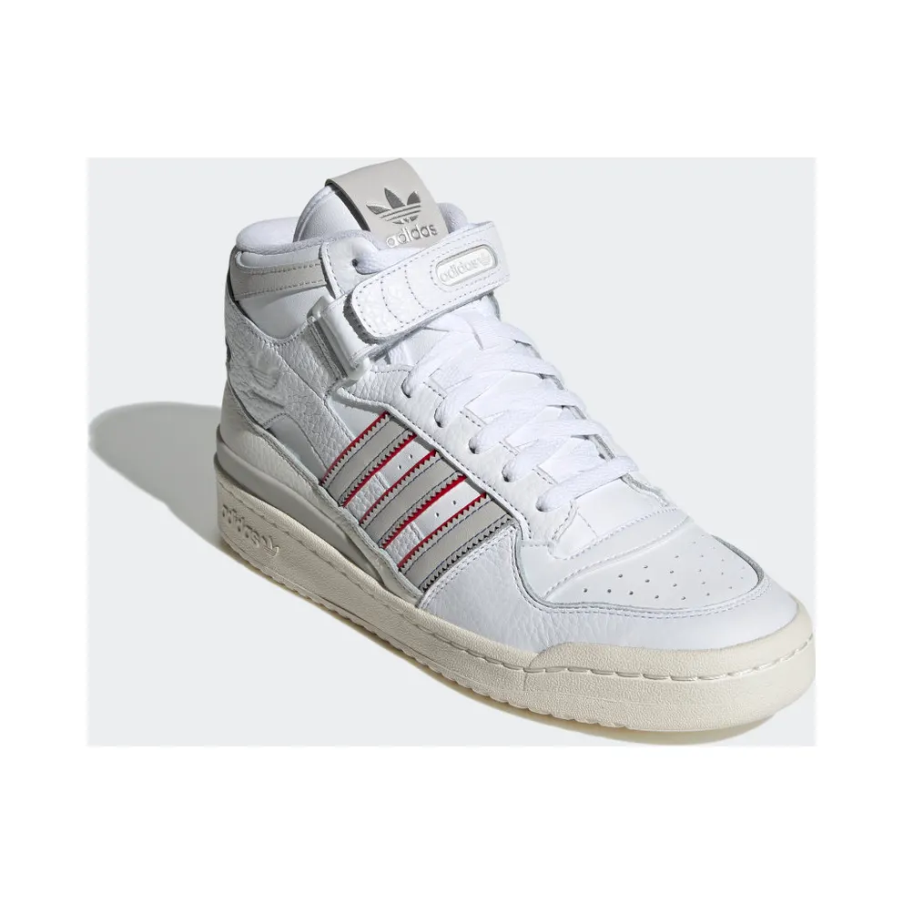 Adidas Forum Mid Cloud White / Grey One / Blue (H03434)