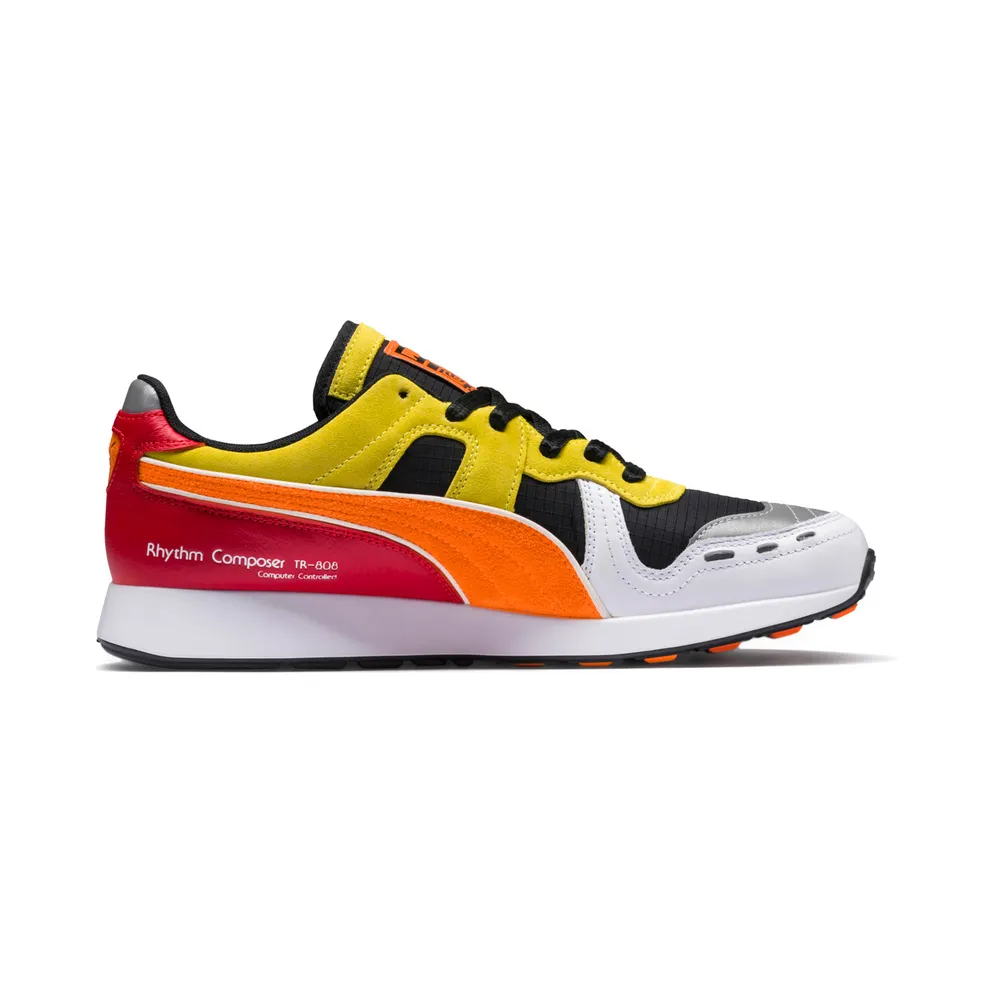Puma RS-100 Roland Puma Black/Puma White-Vibrant Orange (368405-01)