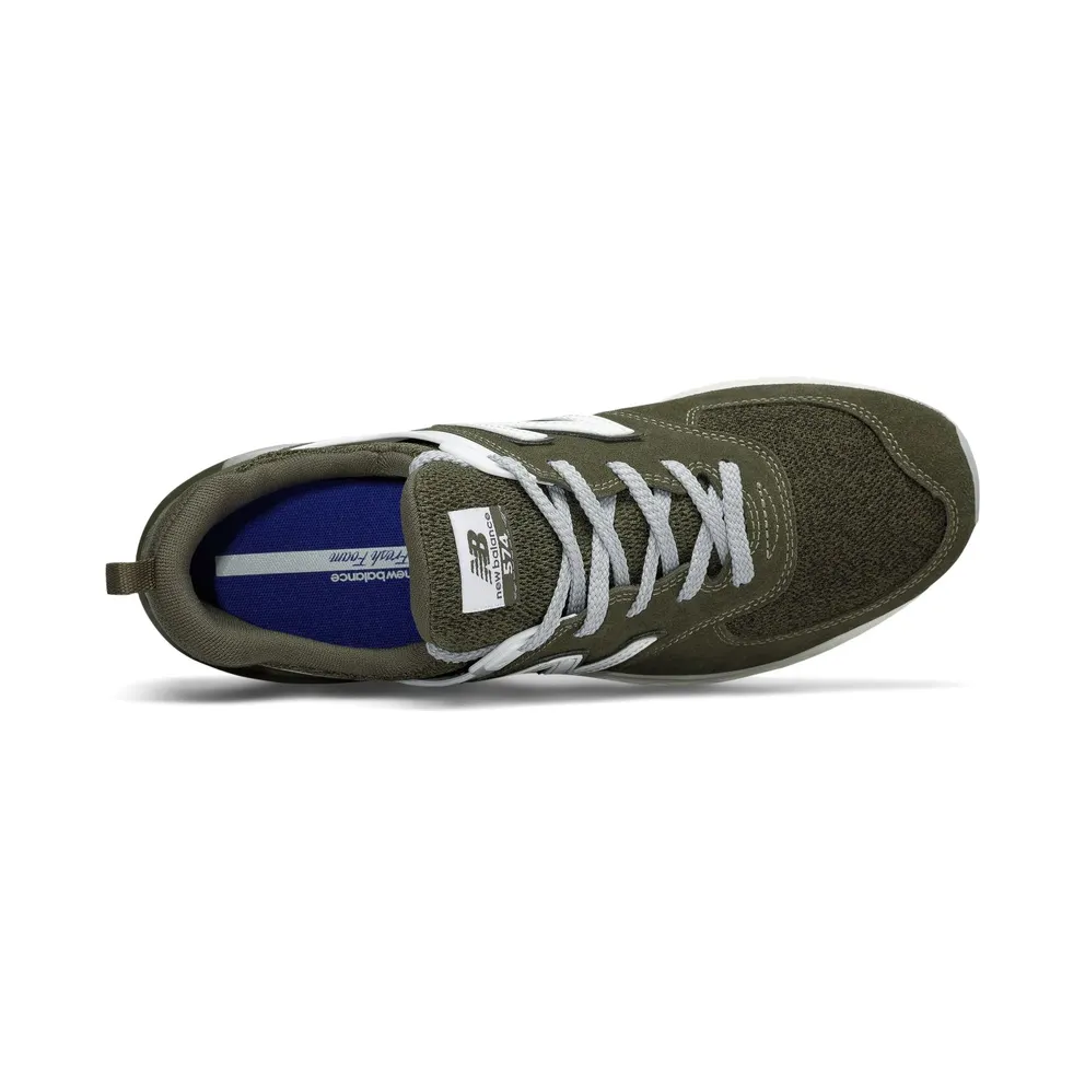 New Balance 574 Sport Green/White Green/White (MS574BM)