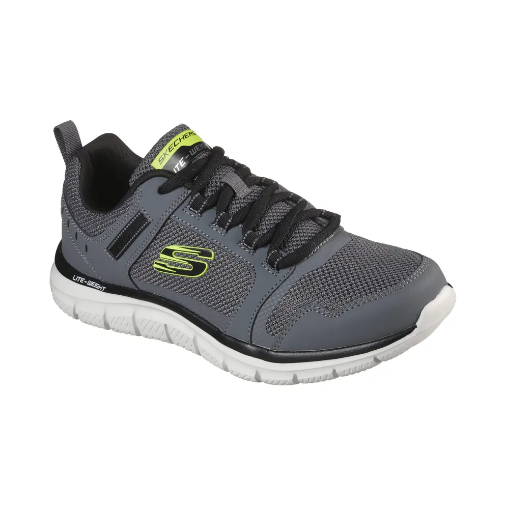 Skechers Track – Knockhill – Houtskool / Black – “Grey” (232001 CCBK)