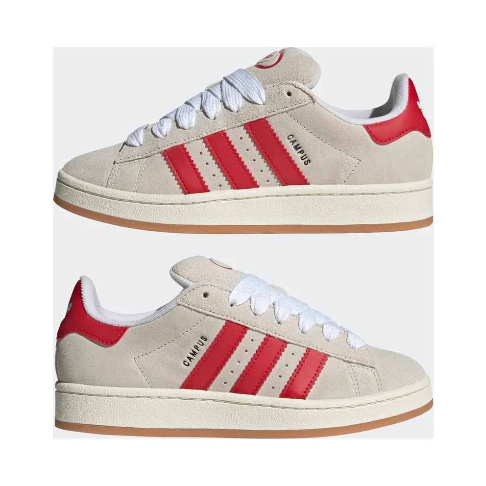 adidas Campus 00s Crystal White Better Scarlet (GY0037)