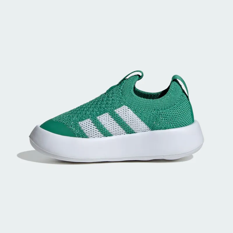 Adidas Bubblecomfy Kids Semi Court Green / Cloud White / Core Black (JI1608)