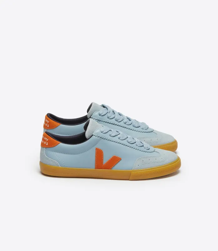 Veja VOLLEY LEATHER VEJA X MAKE MY LEMONADE STEEL PUMPKIN – “Blue” (VM2003860A)