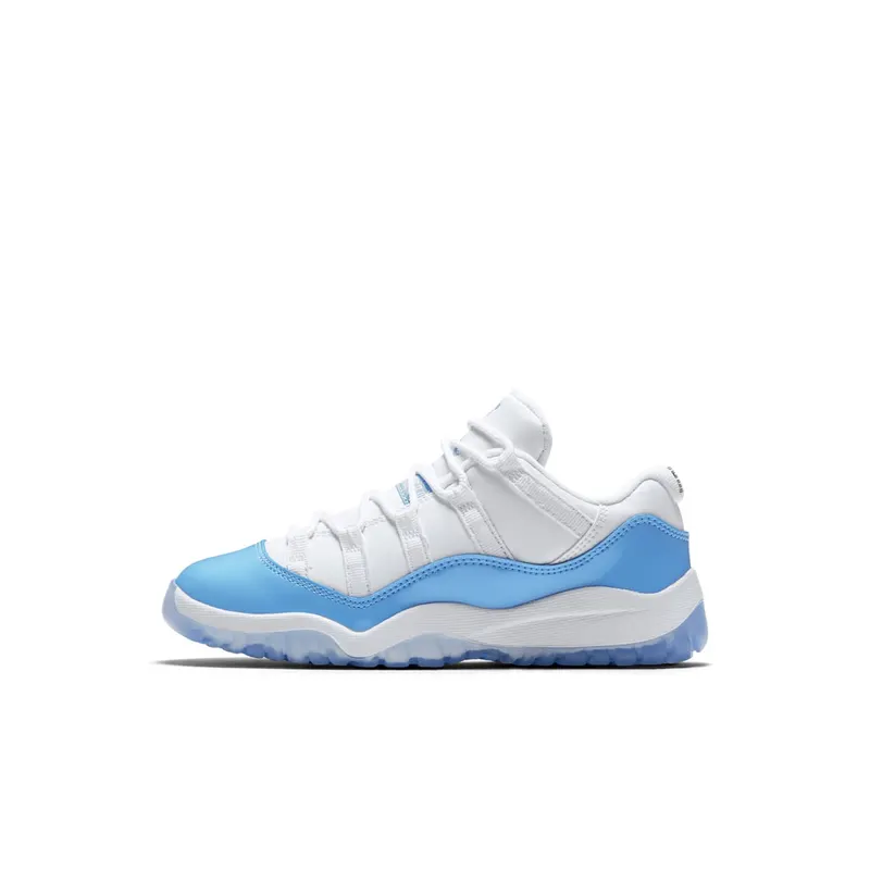 Jordan 11 Retro Low UNC (PS) White/University Blue-Black (505835-106)